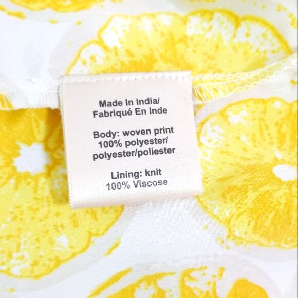 Anthro Porridge lemon layered split back tank top - Picture 14 of 16